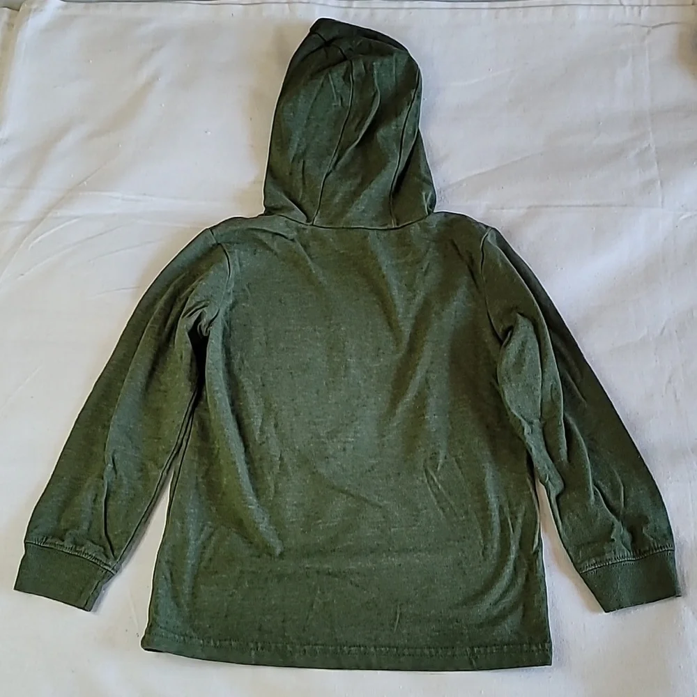 Carter's long sleeve graphic tee with hood - Picture 4 of 6